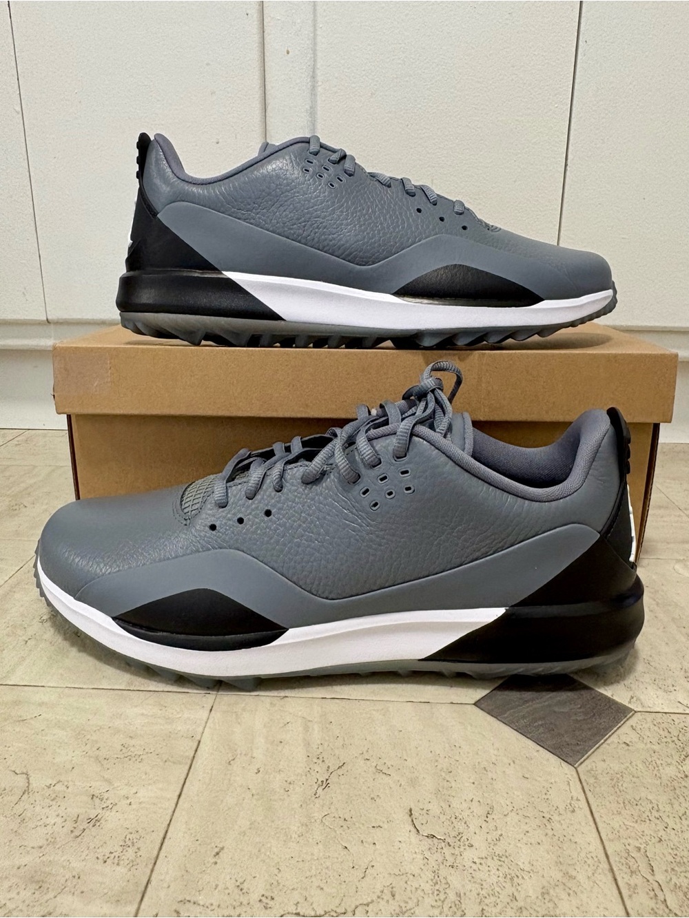 Air Jordan ADG 3 Cool Grey Black/White Golf Raiders Sz 11.5 CW7242-003
